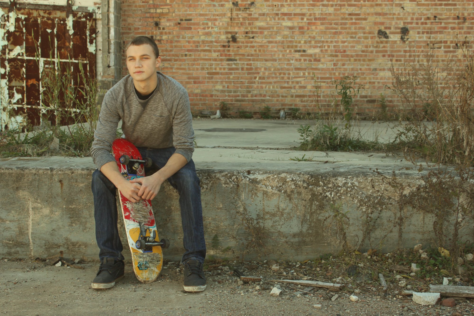 Senior portrait session in Fenton Michigan area