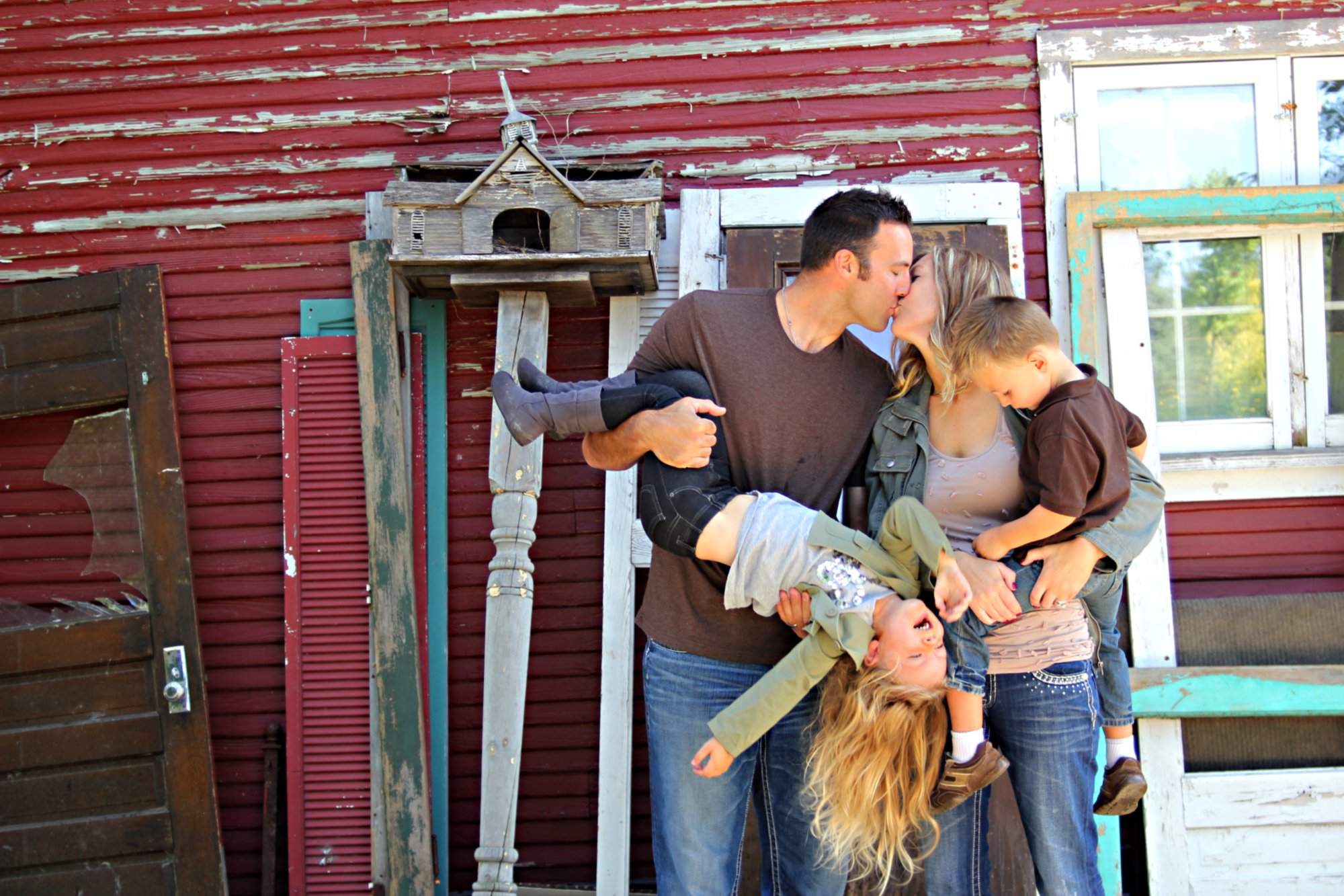 Family photos on location in Michigan